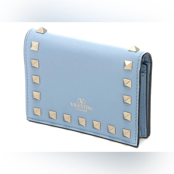 Valentino Garavani Rockstud Compact Wallet - Picture 1 of 16